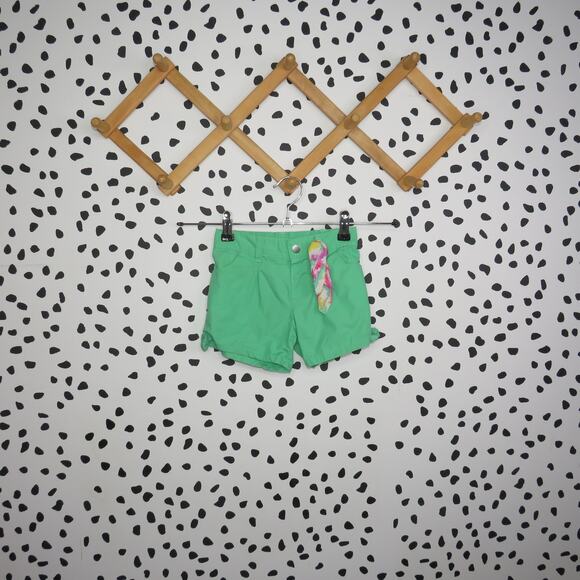Garanimals Other - Garanimals Solid Green Sash Casual Girls Shorts